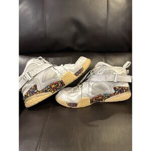 Nike Air Raid Urban Jungle White Lace Up Athletic Sneaker 306354-111 Size 11.5